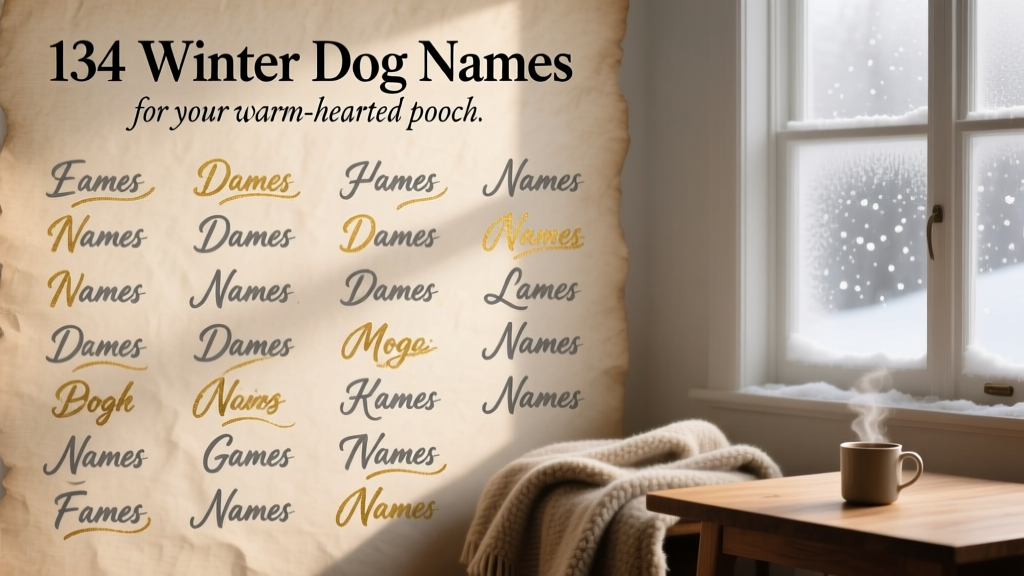 134 Winter Dog Names for Your Warm-Hearted Pooch