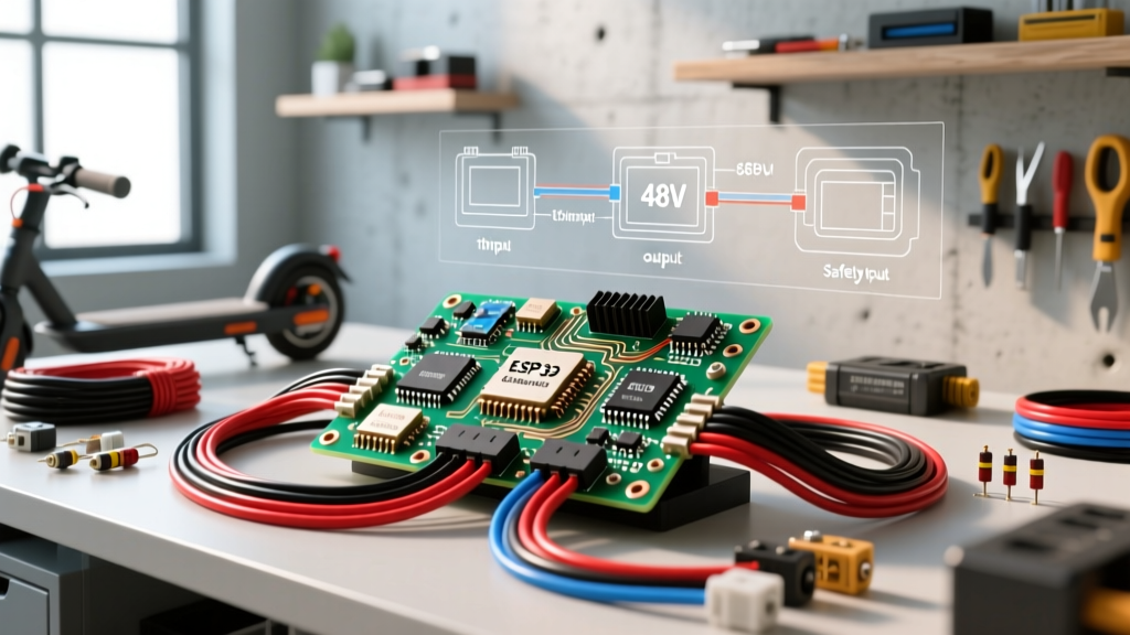Step-by-Step Wiring Diagram Electric Scooter 48V Controller