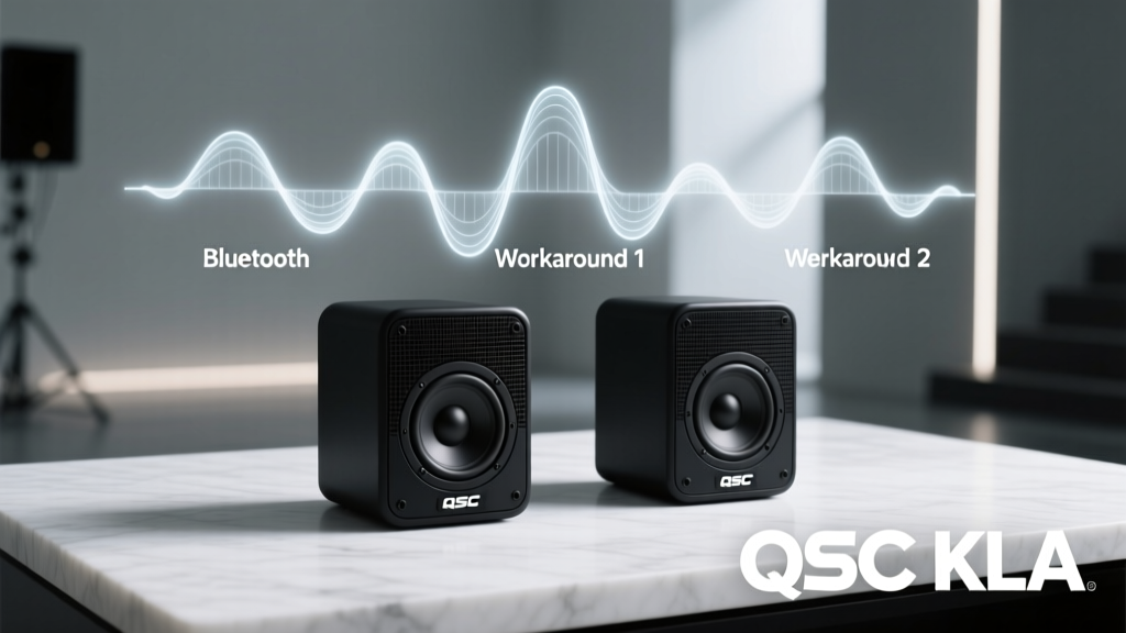 QSC KLA Bluetooth Compatibility: 3 Studio-Grade Workarounds