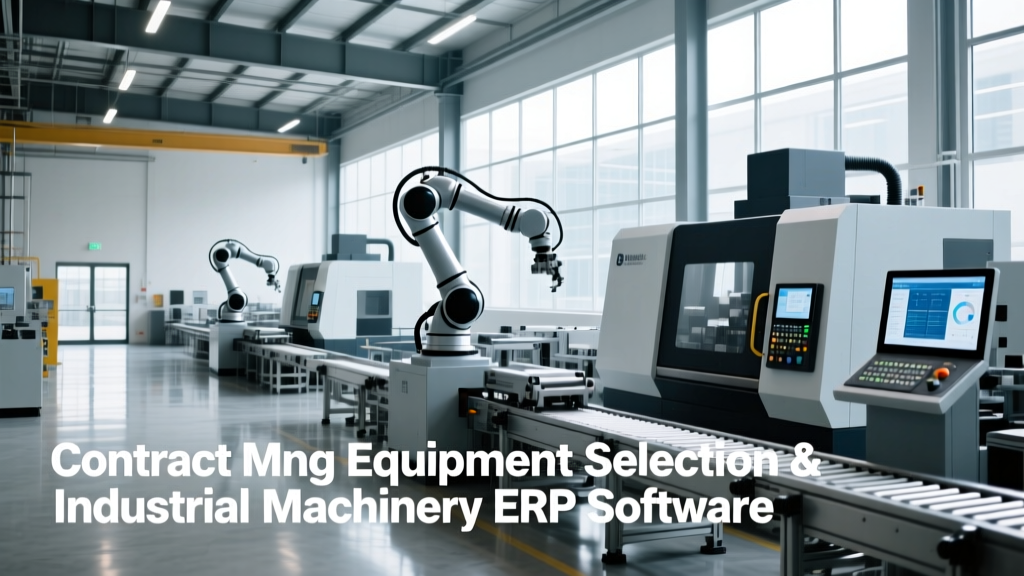 Contract Mfg Equipment Selection & Industrial Machinery ERP Software