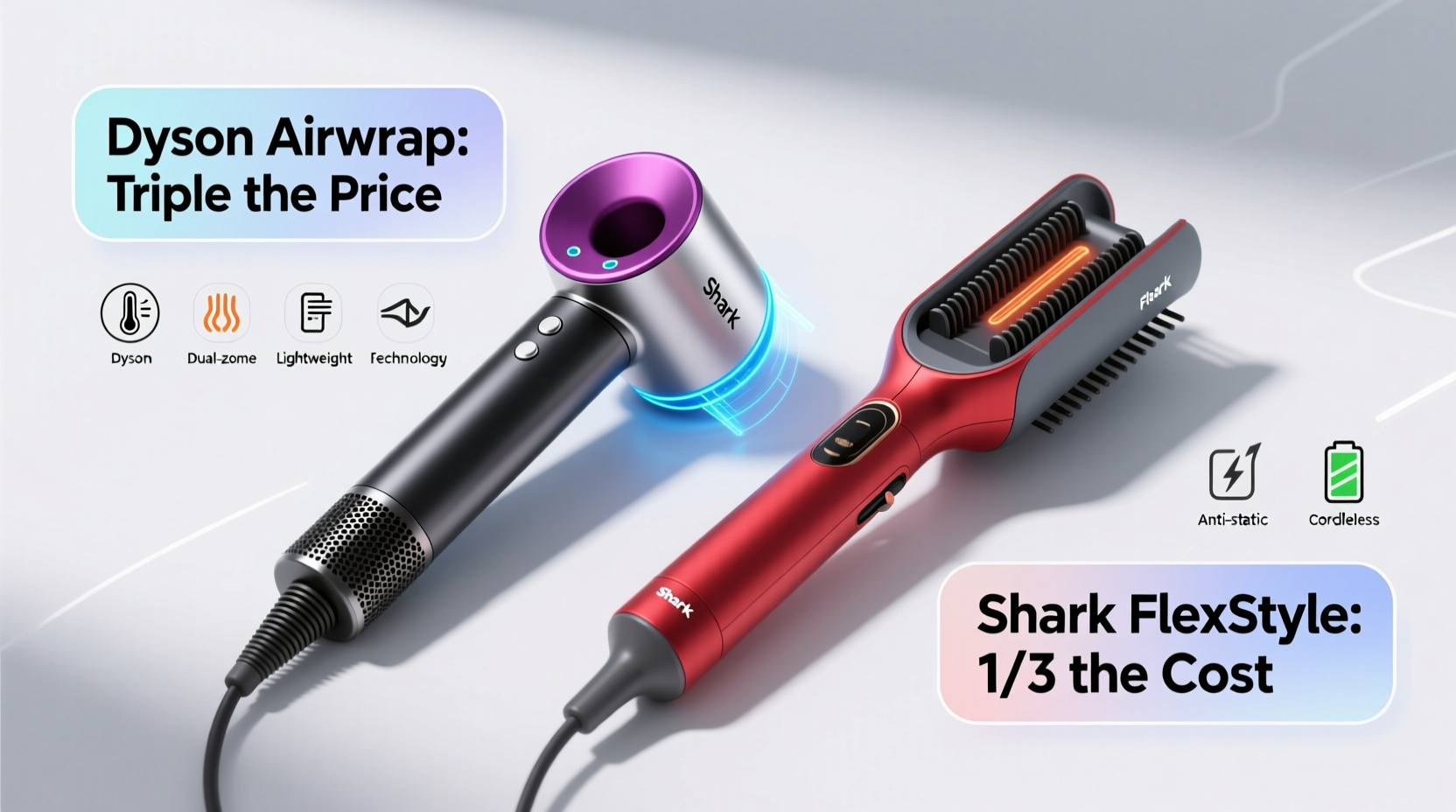 dyson airwrap vs shark flexstyle is the dyson worth triple the price