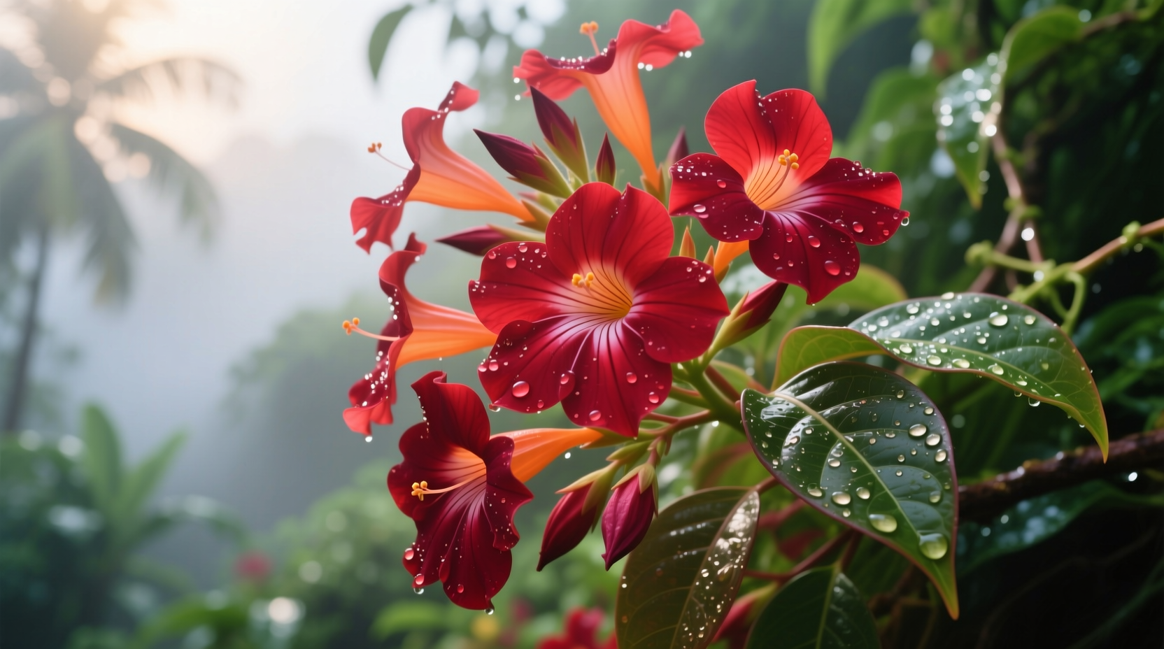 impatiens new guinea red
