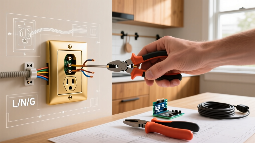How to Install a Designer Gold Electrical Outlet Safely