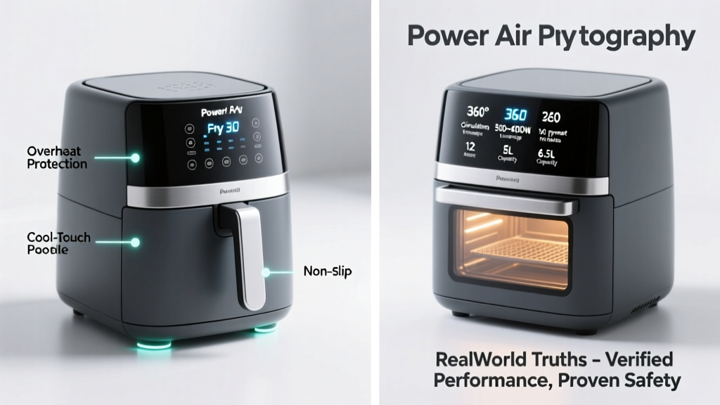 Power Air Fryer Oven 360: Safety, Specs & Truths