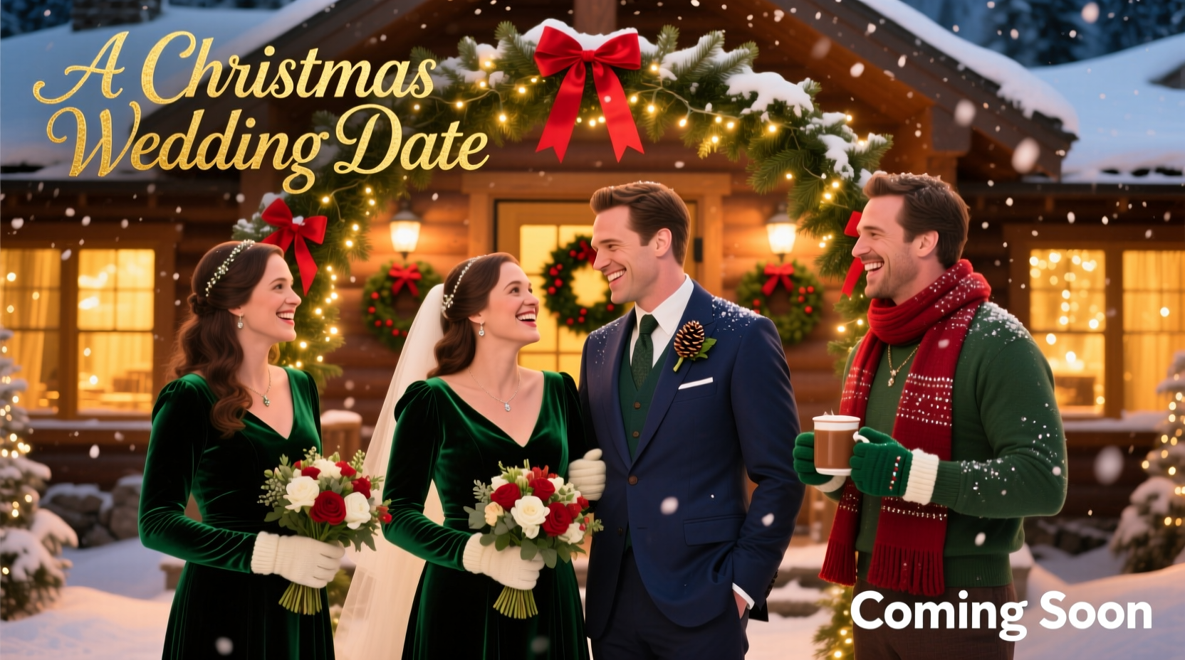 a christmas wedding date movie cast