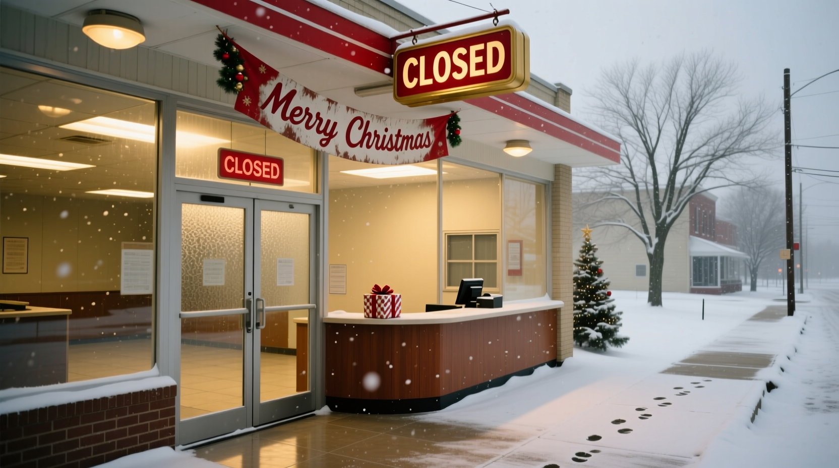 what time do banks close on christmas eve