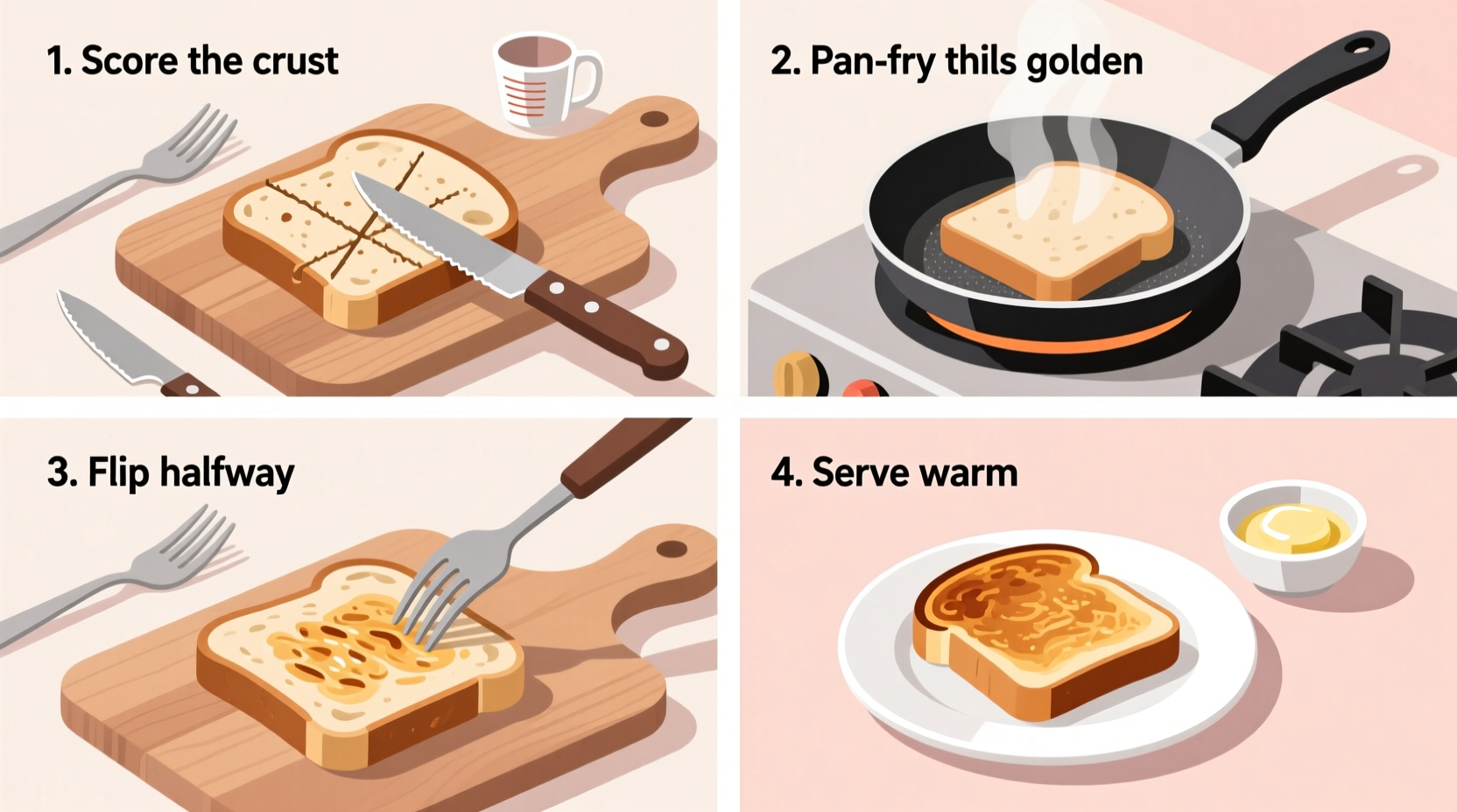 how to refresh stale bread without an oven using simple kitchen tools