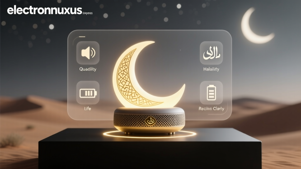 Moon Lamp Quran Speaker Buyers 2025: 7 Critical Audio & Halal Compliance Checks You’re Skipping (That Cause Distorted Recitation & Battery Failure)