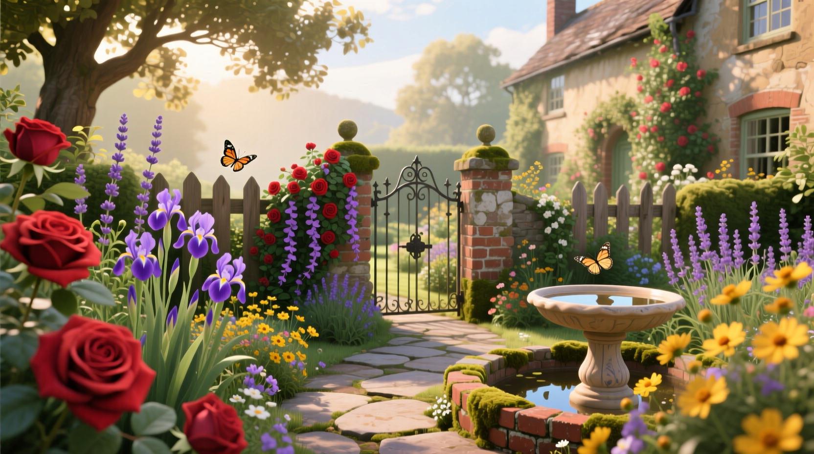 english cottage garden