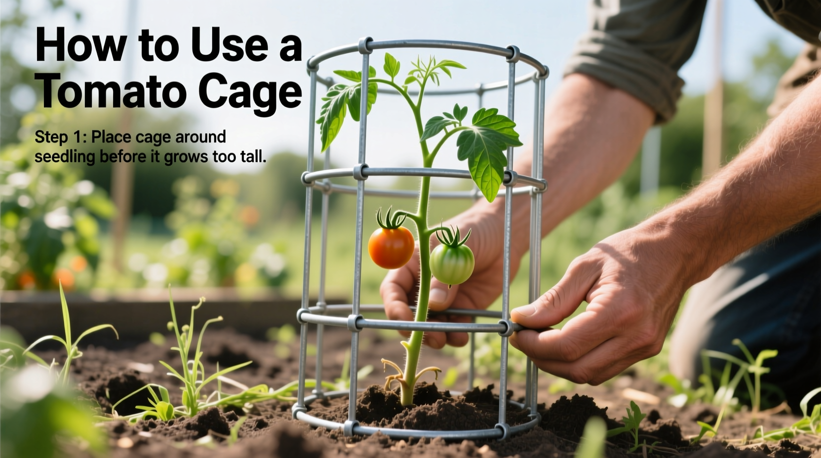 How to Use a Tomato Cage: Step-by-Step Guide for Gardeners