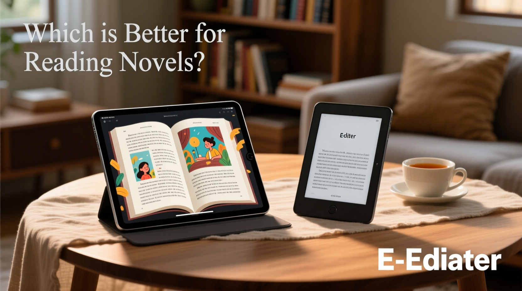 tablet vs e reader which is better for reading novels comfortably