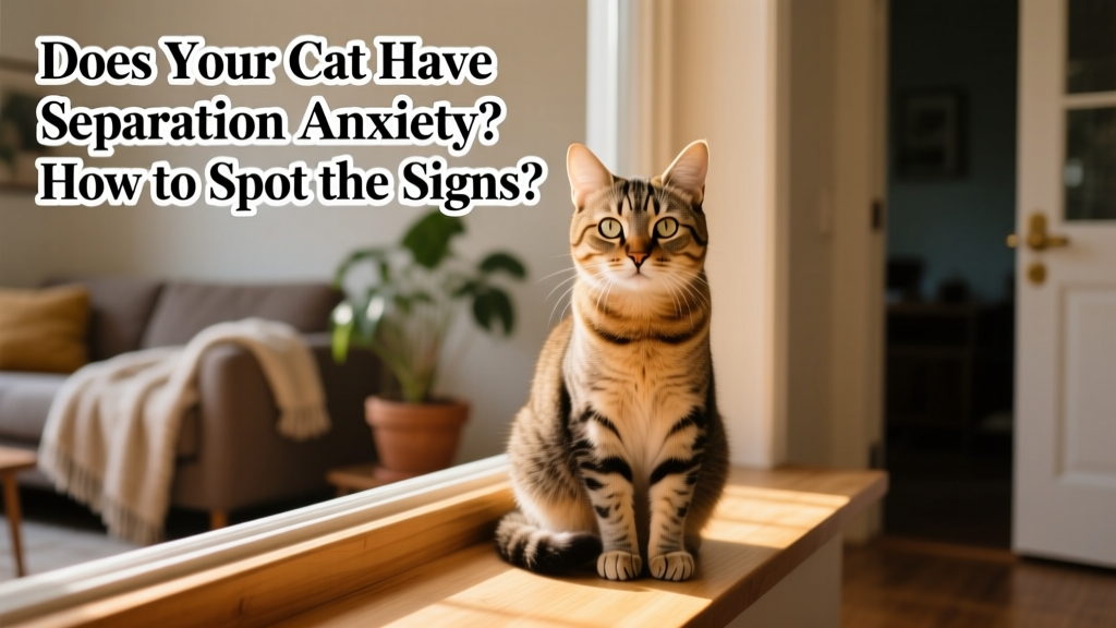 Does Your Cat Have Separation Anxiety? How to Spot the Signs