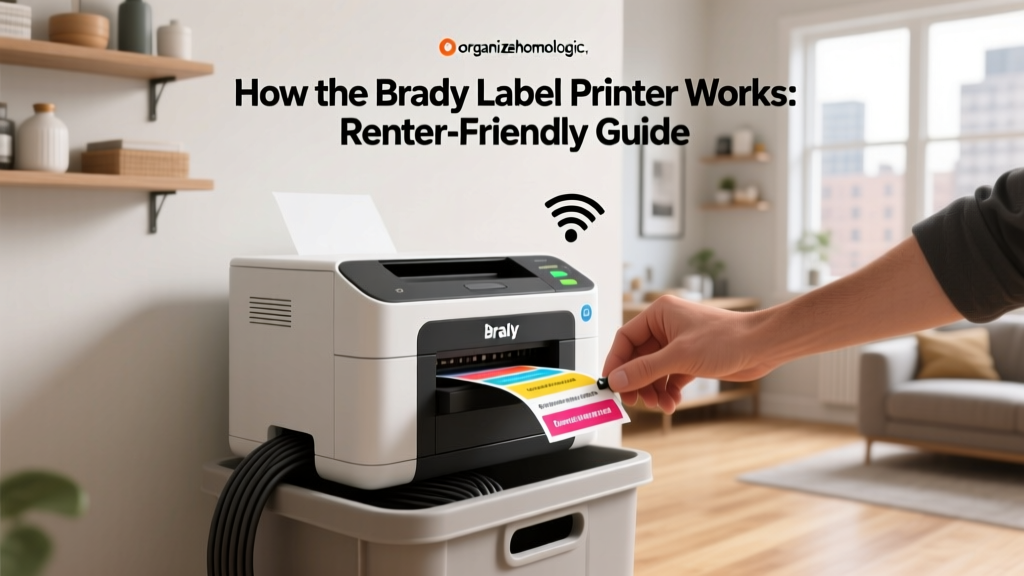 How the Brady Label Printer Works: Renter-Friendly Guide