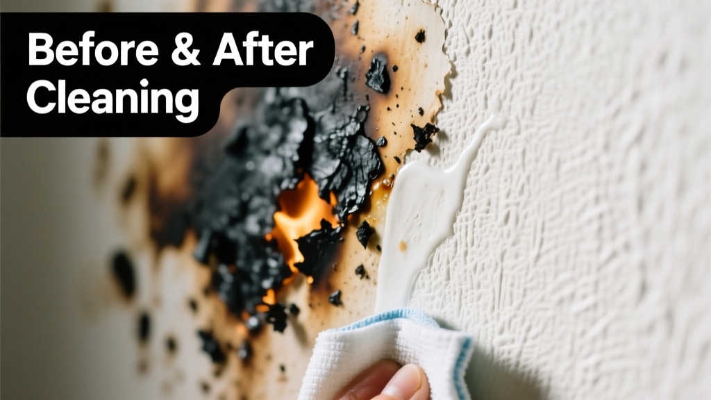 How to Remove Burnt Food from Wallpaper Safely