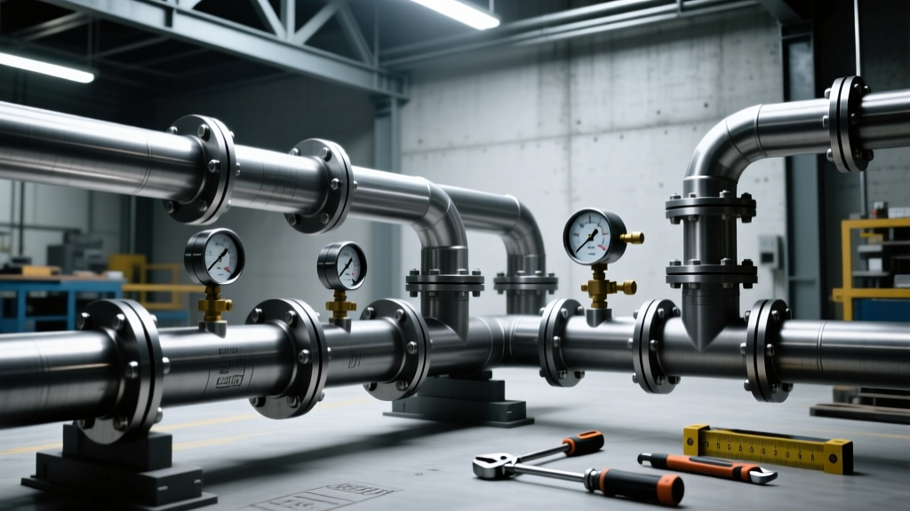 Carbon Steel Pipe Alignment & Connection Guide
