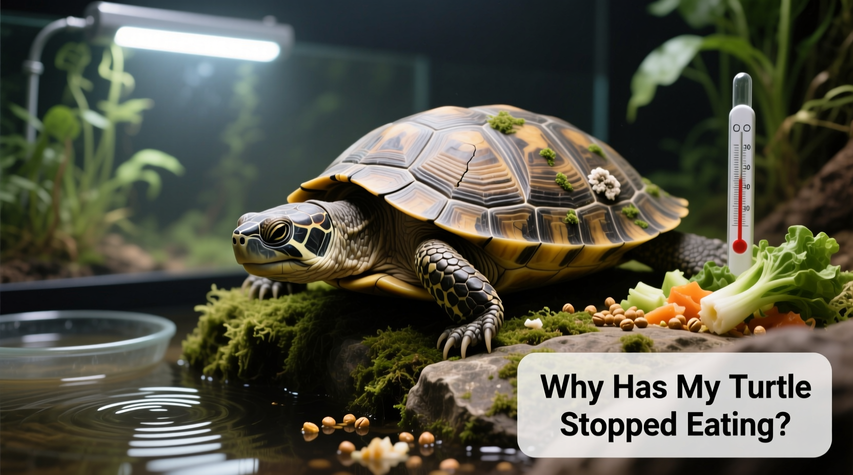 why does my turtle stop eating and what changes could cause this