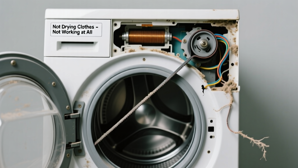 Dryer Not Drying Clothes & Not Working at All