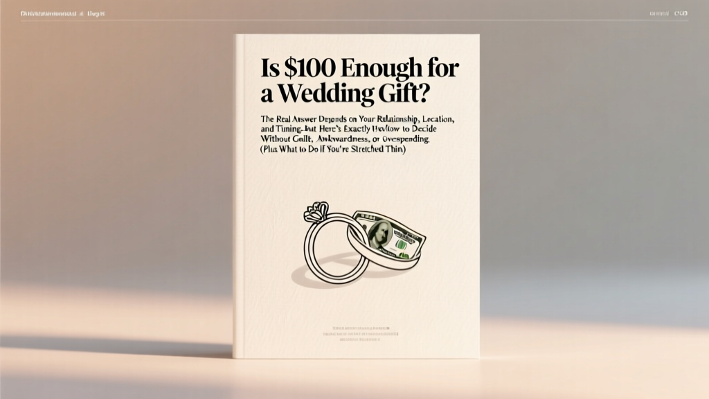 Wedding Gift $100: Is It Enough in 2026?