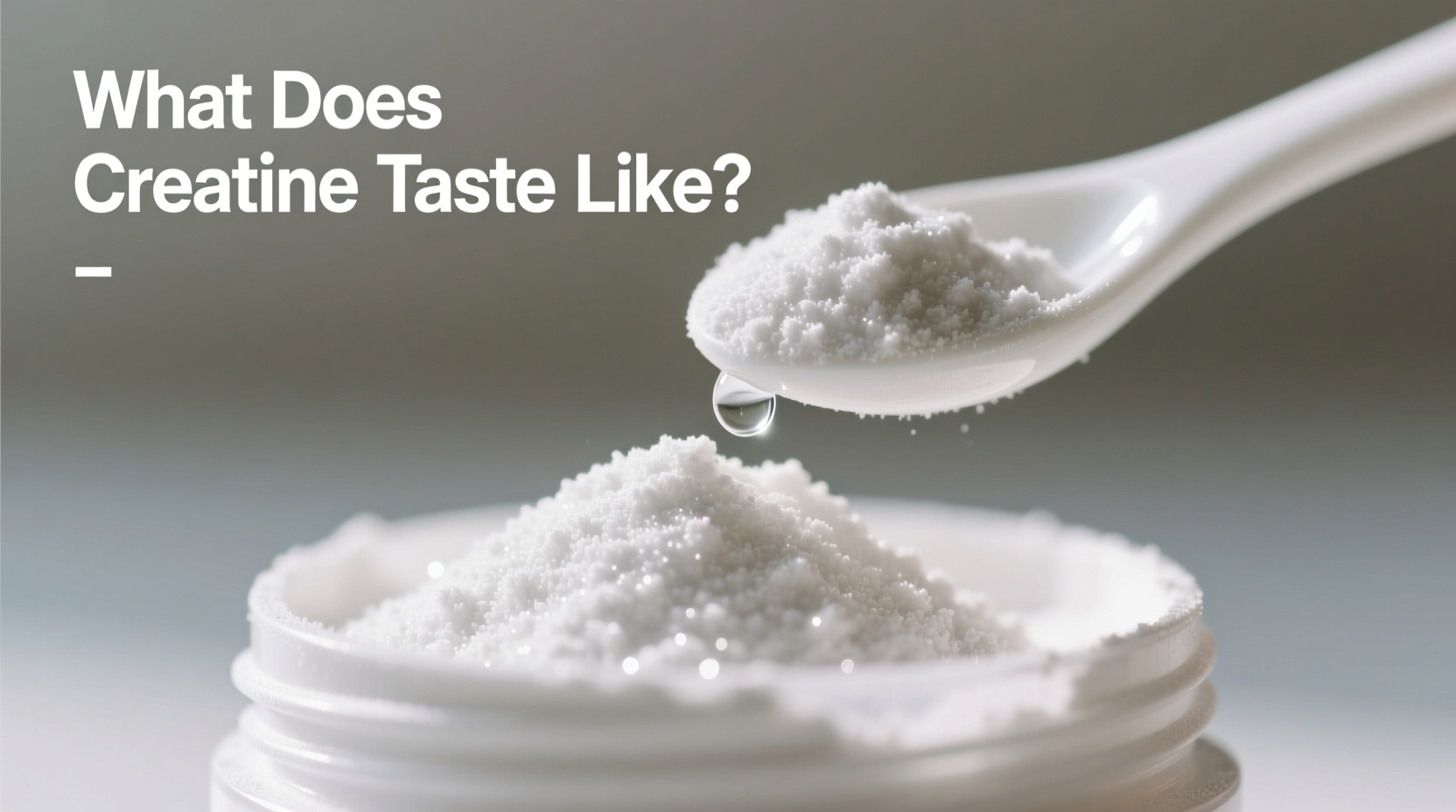 what does creatine taste like