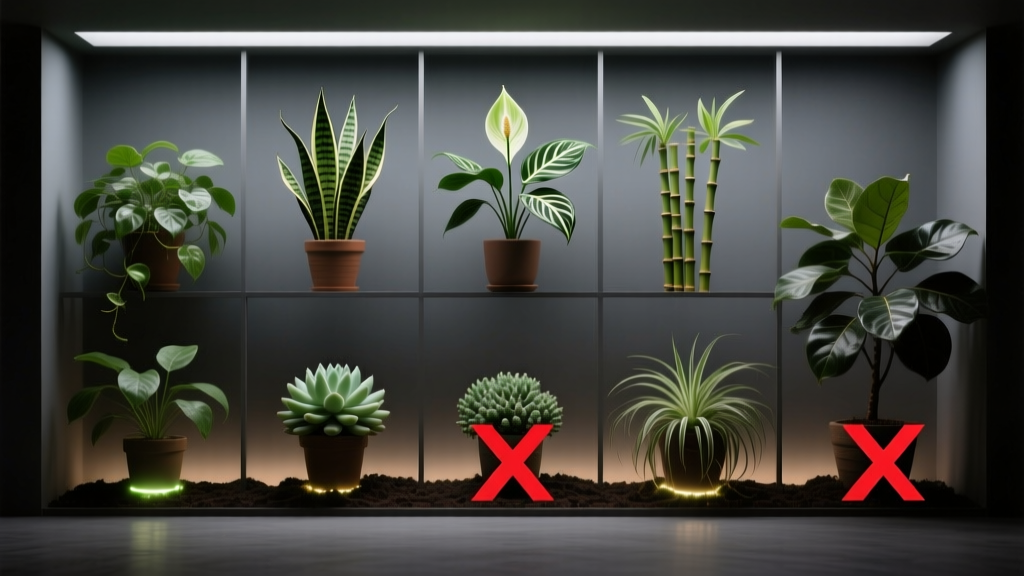 Slow Growing Indoor Plants That Thrive in Near-Darkness