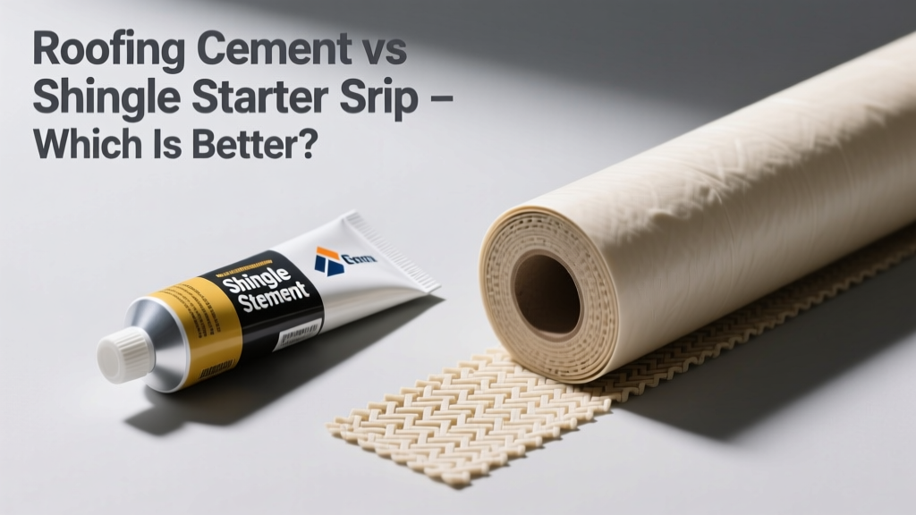 Roofing Cement vs Shingle Starter Strip: Which Is Better?