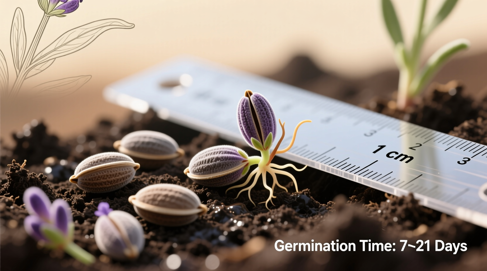 Lavender Seeds: Sprout in 14-28 Days | TheHomeSprouts