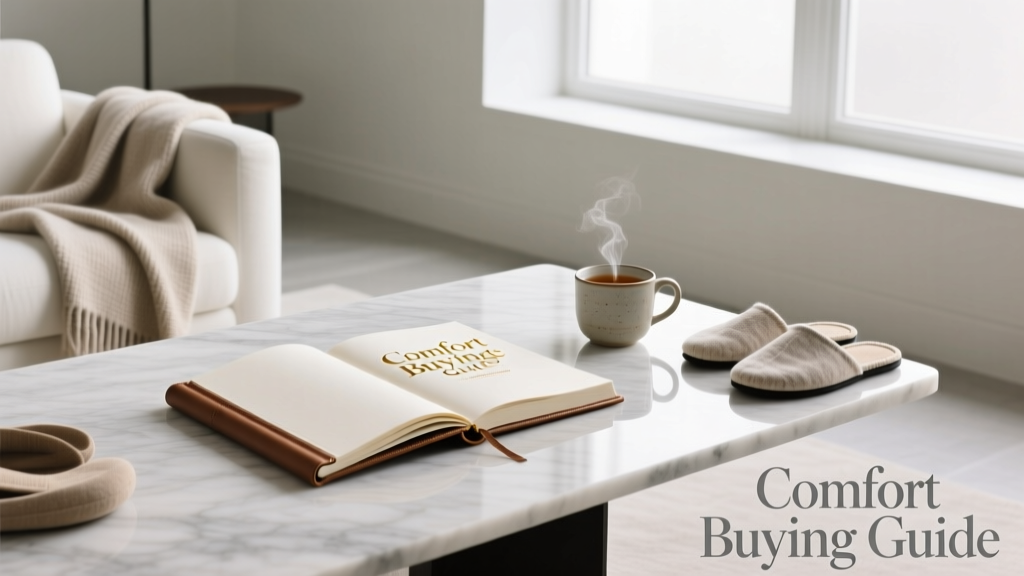 Comfort Buying Guide: Science-Backed Criteria for Chairs, Mattresses, Footwear, and Office Ergonomics