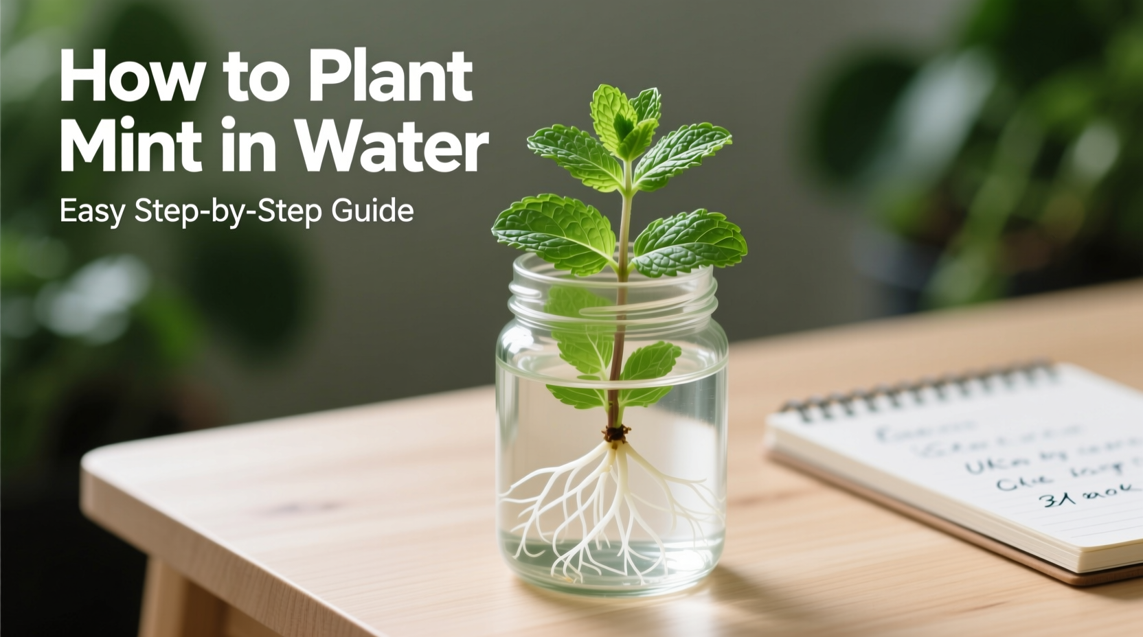 How To Plant Mint In Water