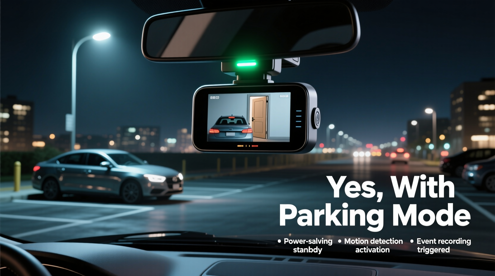 do dashcams record when car is off