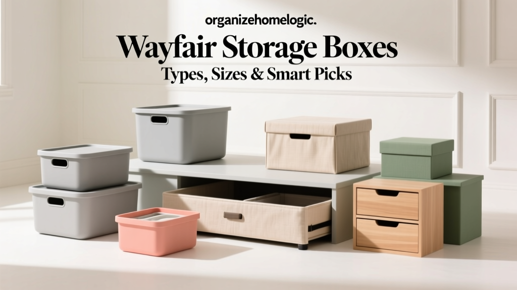 Wayfair Storage Boxes: Types, Sizes & Smart Picks