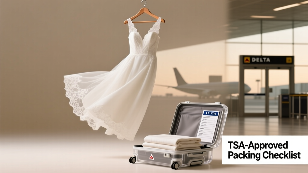 Wedding Dress on Plane: TSA & Airline Rules (2026)