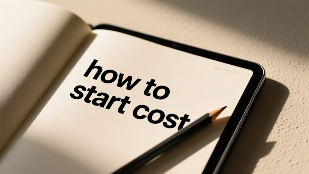 How To Start Cost: A Practical, Data-Driven Breakdown for New Ventures