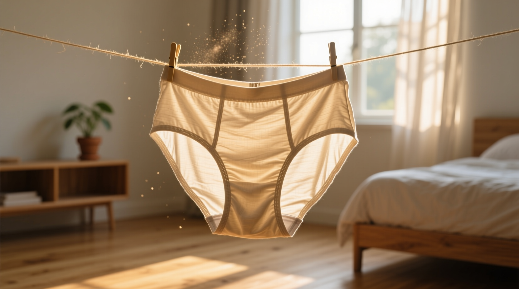 air drying underwear uv benefits vs elastic damage