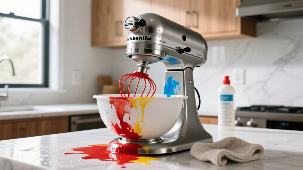 Tested: How to Get Food Coloring Out of Stand Mixer Fast