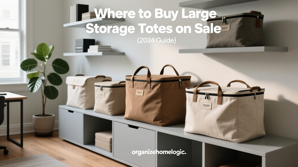 Where to Buy Large Storage Totes on Sale (2024 Guide)