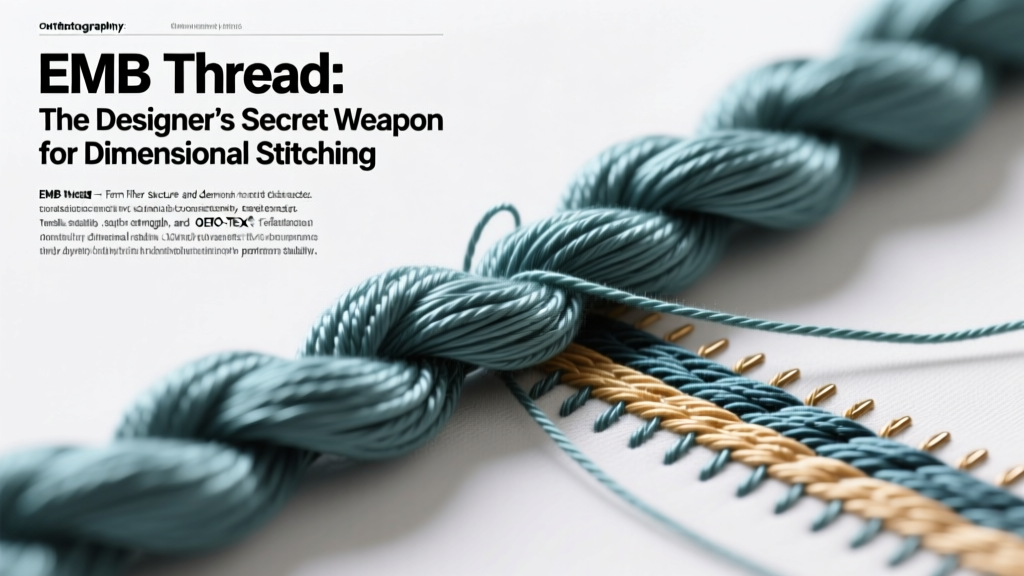 EMB Thread: The Designer’s Secret Weapon for Dimensional Stitching