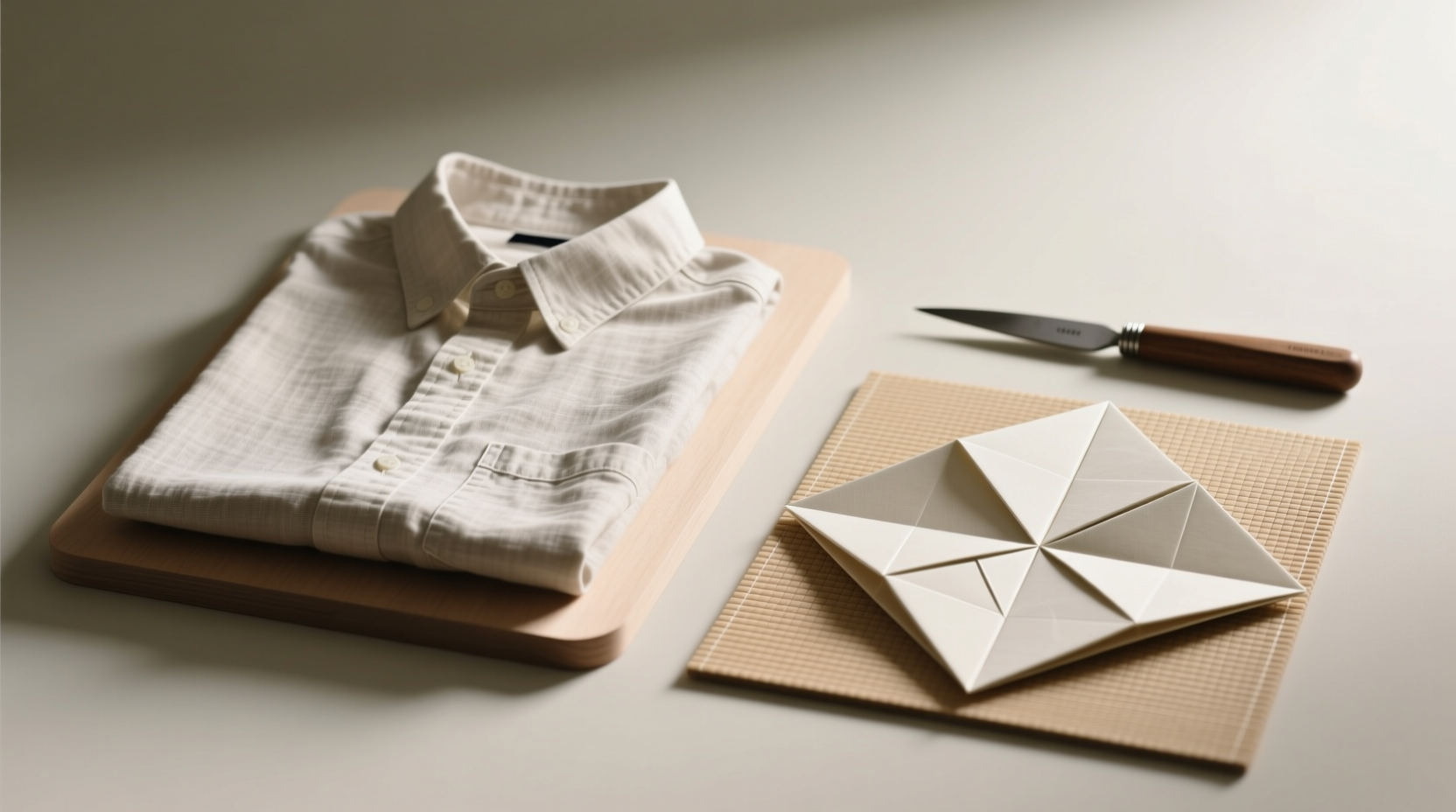 folding board vs origami mat for linen creases