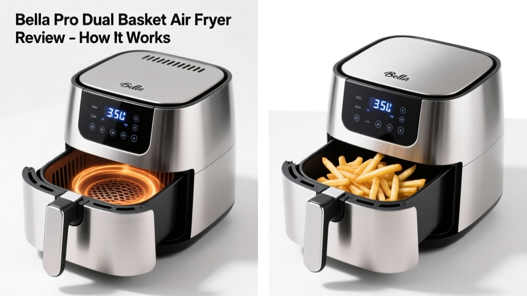 Bella Pro Dual Basket Air Fryer Review & How It Works