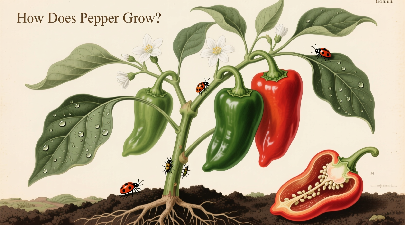 How Pepper Grows: From Seed to Harvest Explained