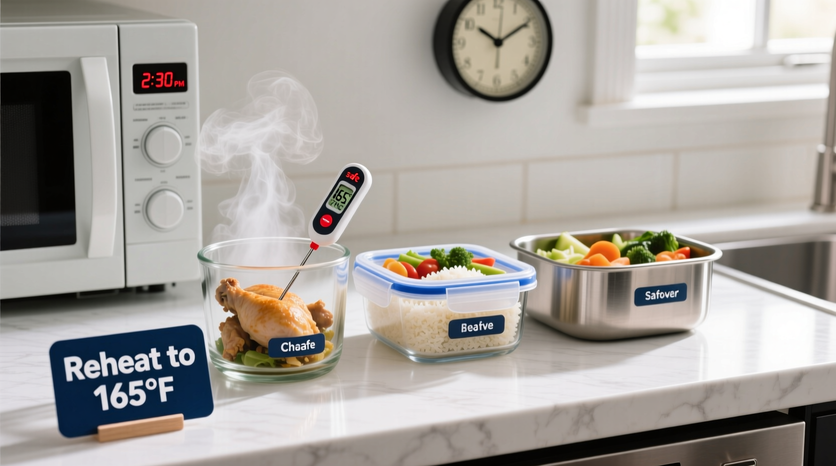 safest ways to reheat leftovers and avoid food poisonin