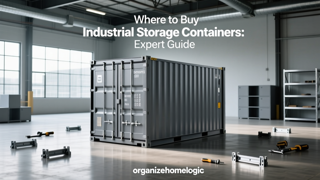 Where to Buy Industrial Storage Containers: Expert Guide