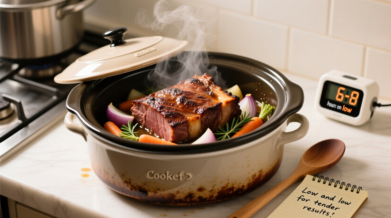 how long to cook 2 pound roast in crock pot