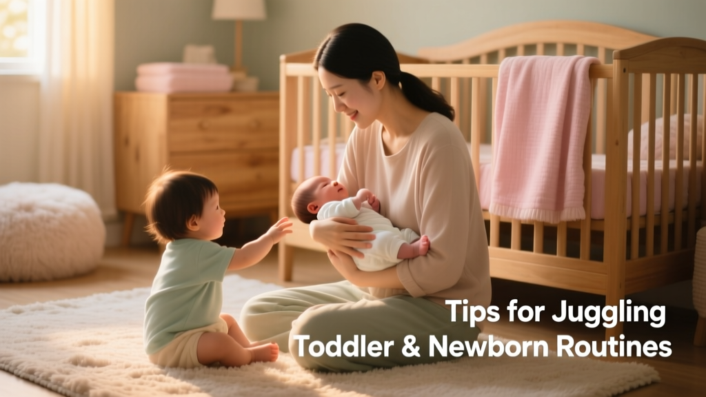 Practical, Evidence-Based Tips for Juggling Toddler and Newborn Routines (With Video Support)