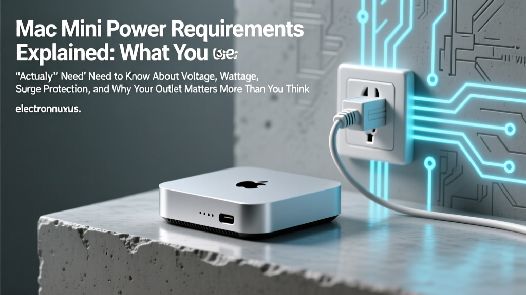 Mac Mini Power Requirements Explained: What You *Actually* Need to Know About Voltage, Wattage, Surge Protection, and Why Your Outlet Matters More Than You Think