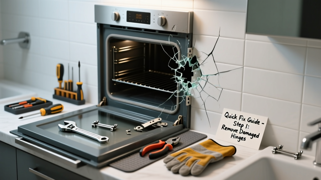Stove Oven Door Broken in Bathroom: Quick Fix Guide