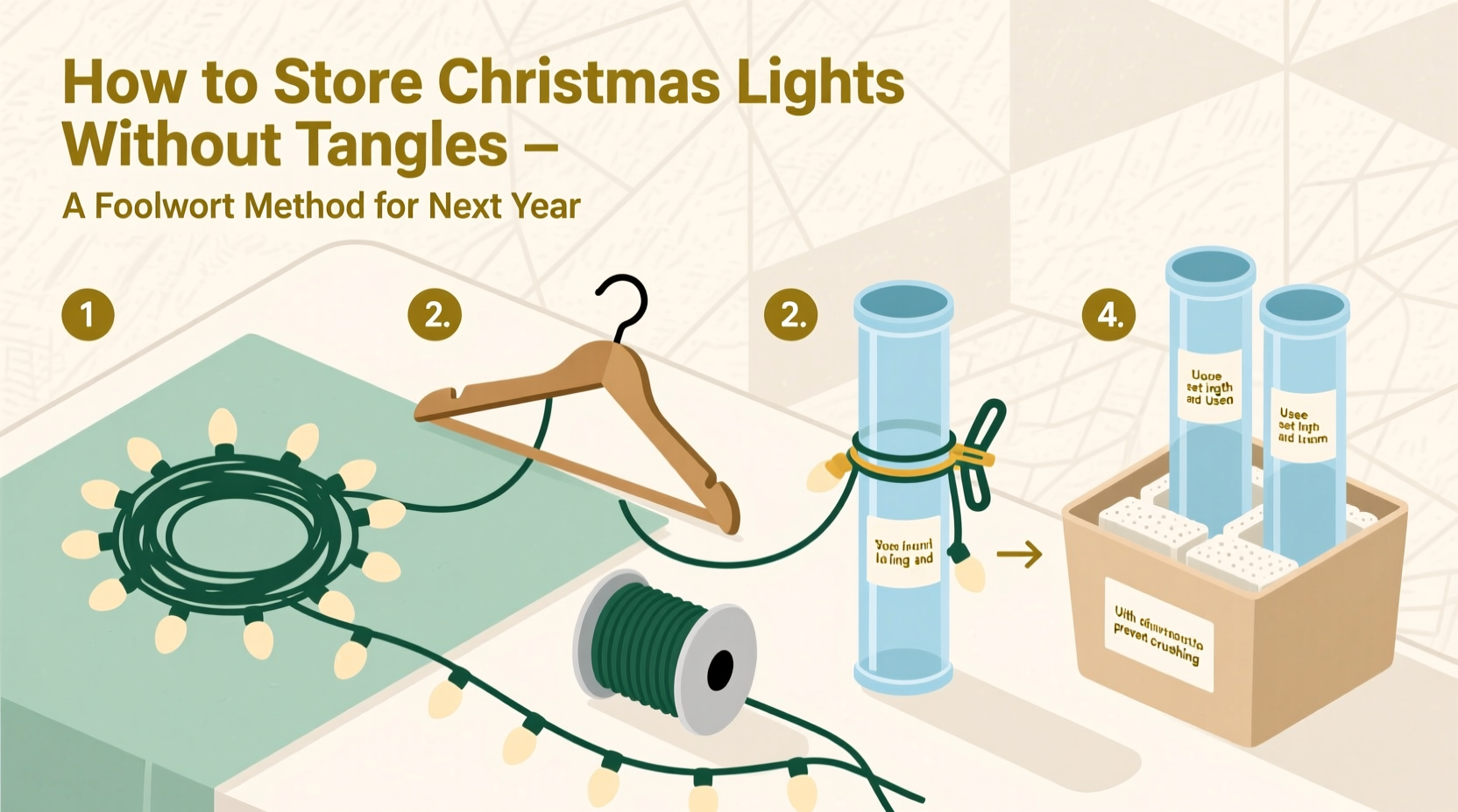 how to store christmas lights without tangles a foolproof method for next year