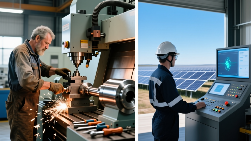 Heavy Equipment Diesel Mechanic Salary vs Renewable Energy Operator