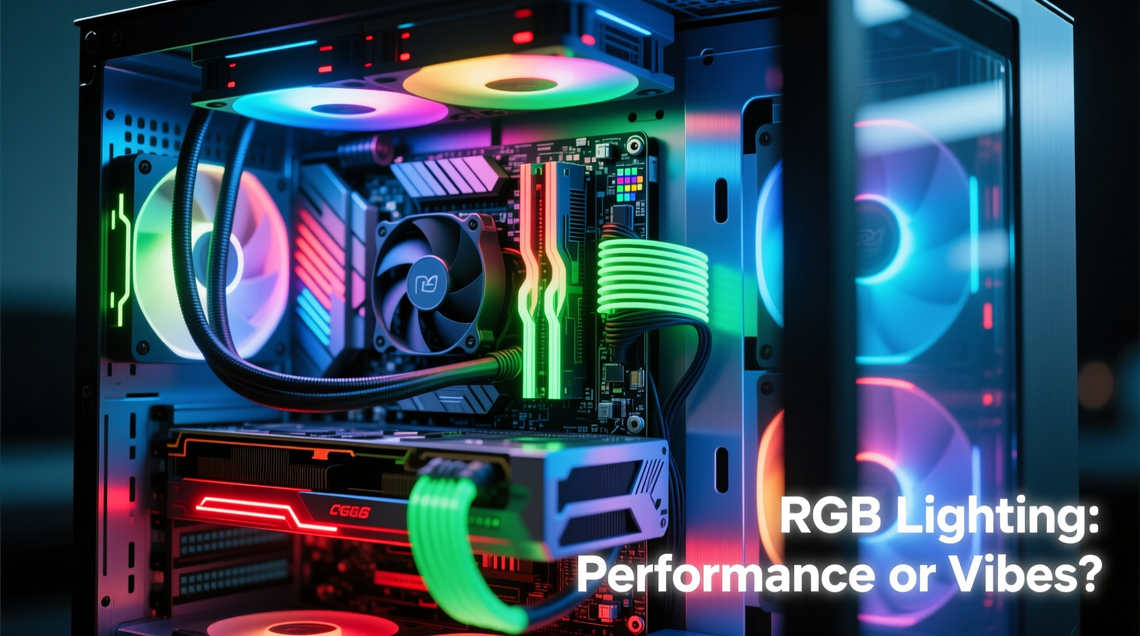 rgb lighting in pc builds does it affect performance or just vibes