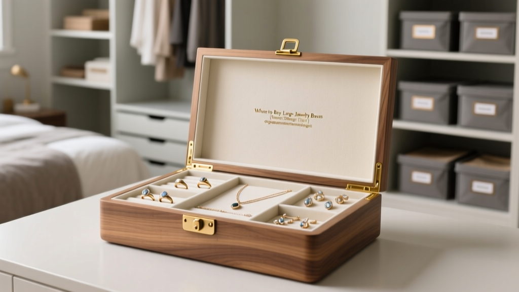 Where to Buy Large Jewelry Boxes (Smart Storage Tips)