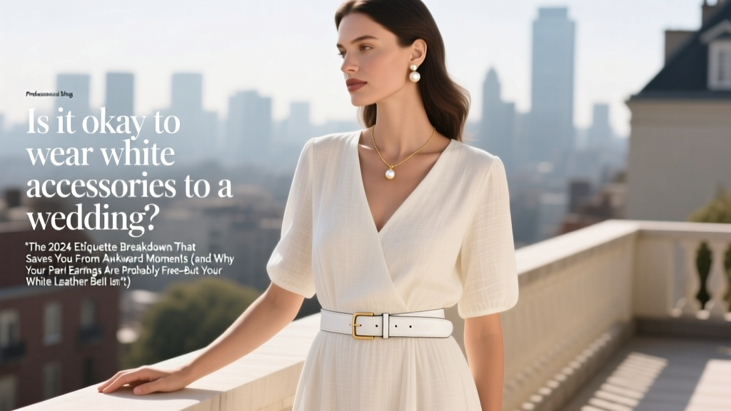 White Accessories at Weddings: Etiquette Rules (2026)
